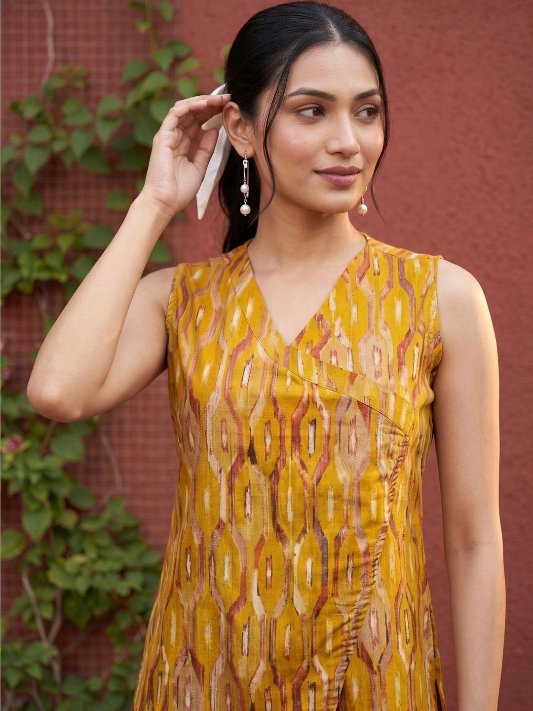 Mamicha Print Cotton Top