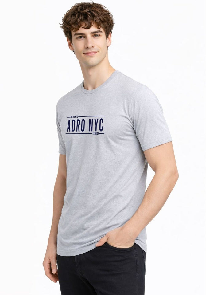 ADRO Men Typography Printed T-shirt