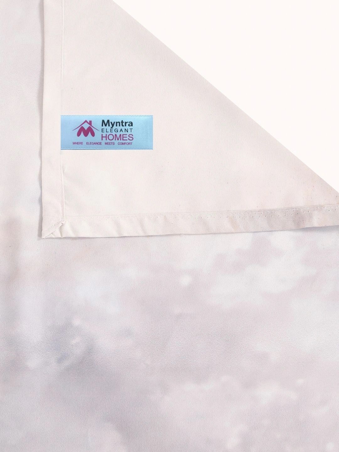 Myntra Elegant Homes Grey & White Floral 400 TC King Bedsheet with 2 Pillow Covers