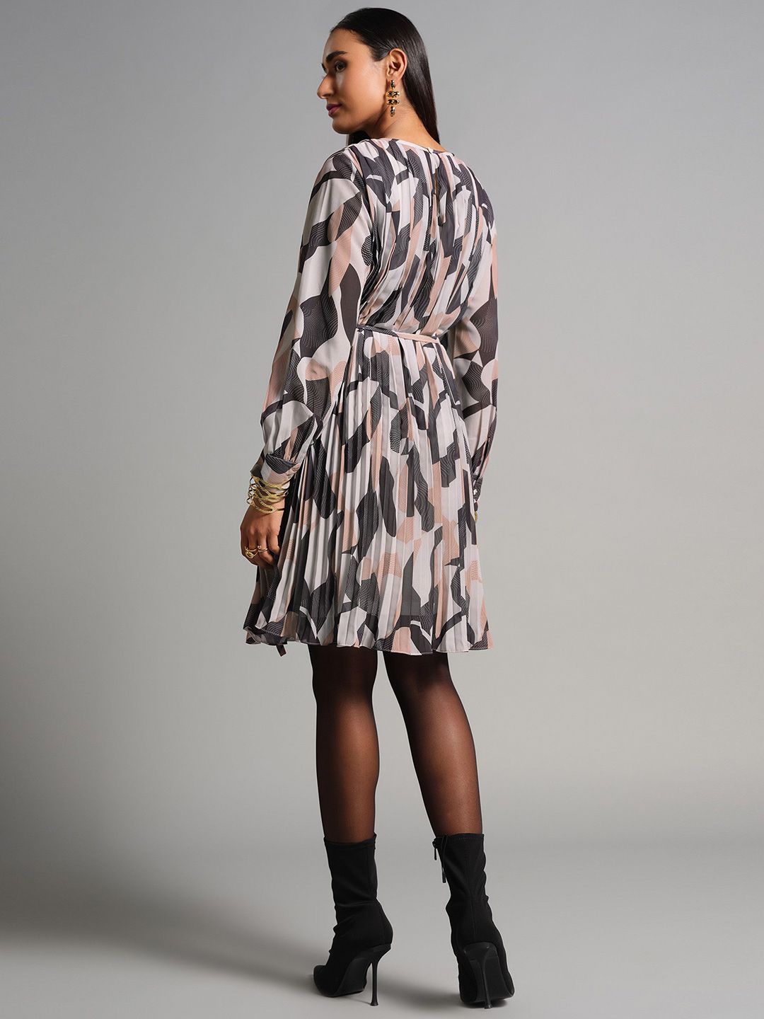 AND Women Printed A-Line Dress