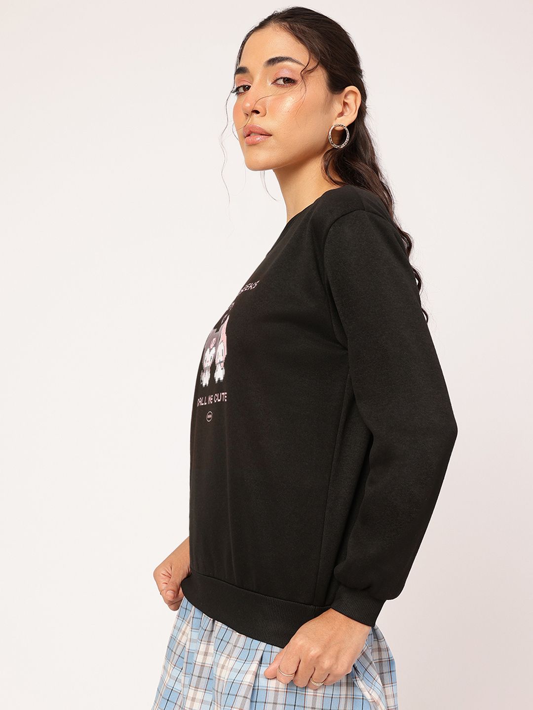 DressBerry Graphic Printed Sweatshirt