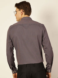 Thomas Scott Men Smart Spread Collar Pinstripes Striped Cotton Formal Shirt
