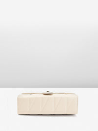DressBerry Quilted Structured Sling Bag