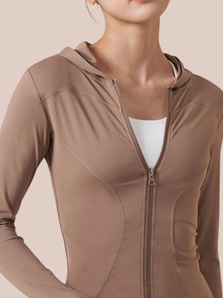 HRX by Hrithik Roshan Women Outdoor Rapid-Dry Hooded Tailored Crop Jacket
