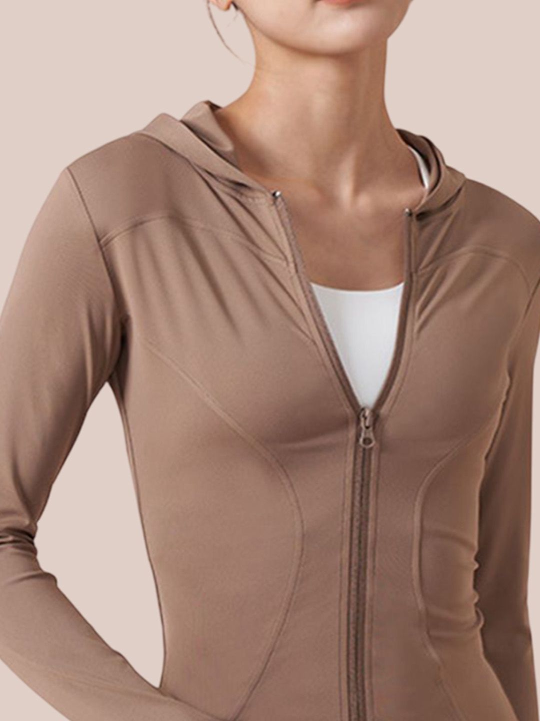 HRX by Hrithik Roshan Women Outdoor Rapid-Dry Hooded Tailored Crop Jacket