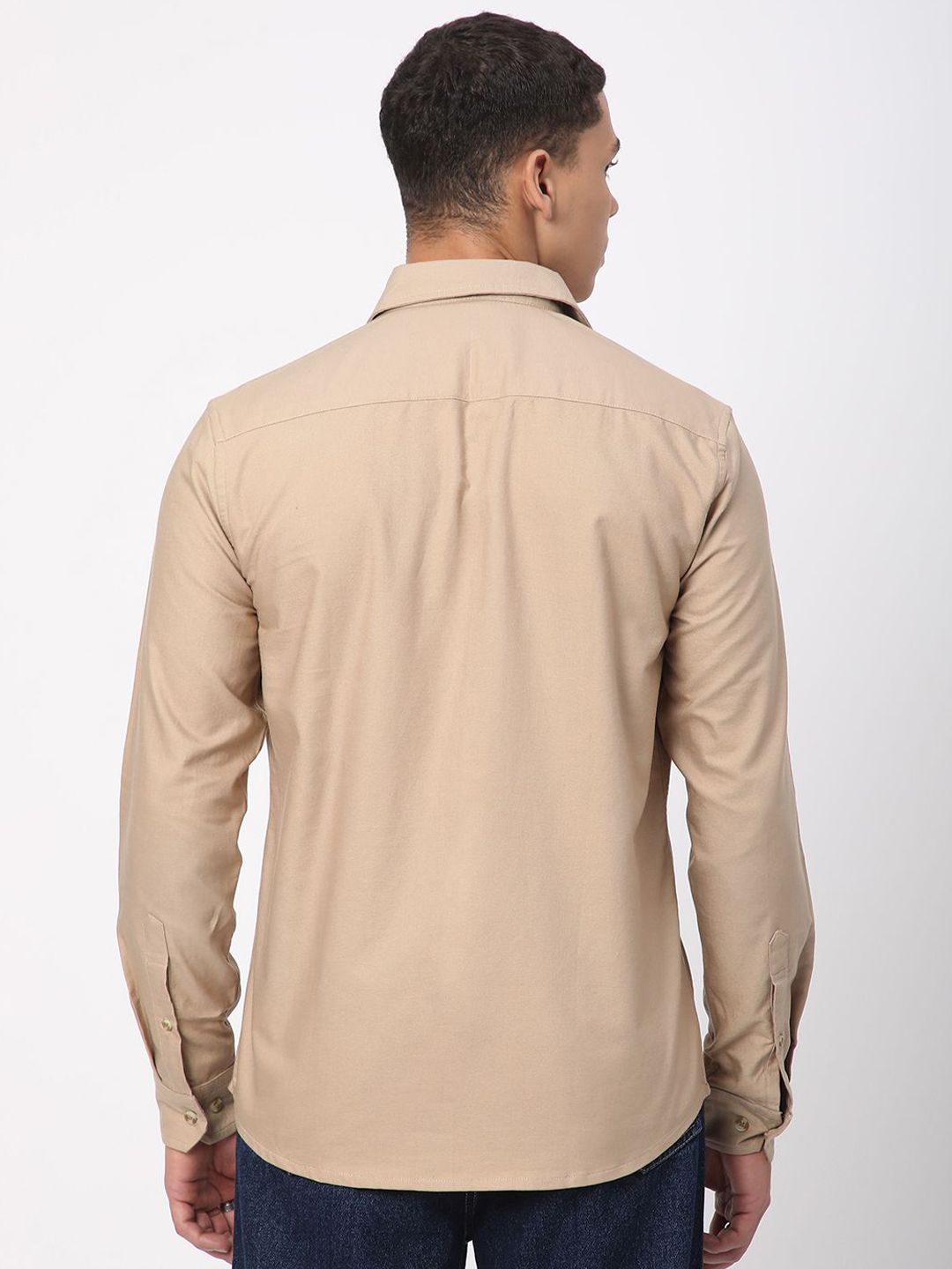 VASTRADO Men Classic Slim Fit Opaque Casual Shirt