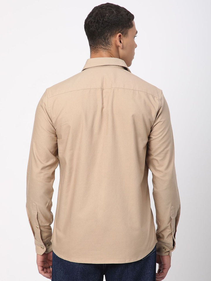 VASTRADO Men Classic Slim Fit Opaque Casual Shirt