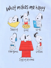 Happy Faces Boys Snoopy Printed Pure Cotton T-shirt