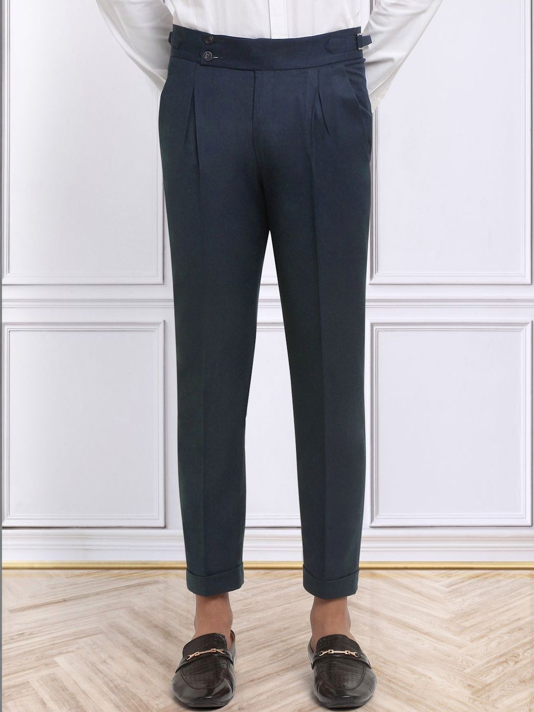 Moda Rapido Men Slim Fit Easy Wash Trousers