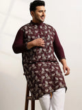 SOJANYA PLUS Men Ethnic Motifs Printed Regular Kurta with Trousers