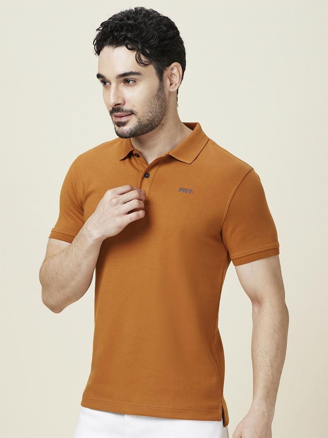 Being Human Men Solid Polo Collar Slim Fit T-shirt