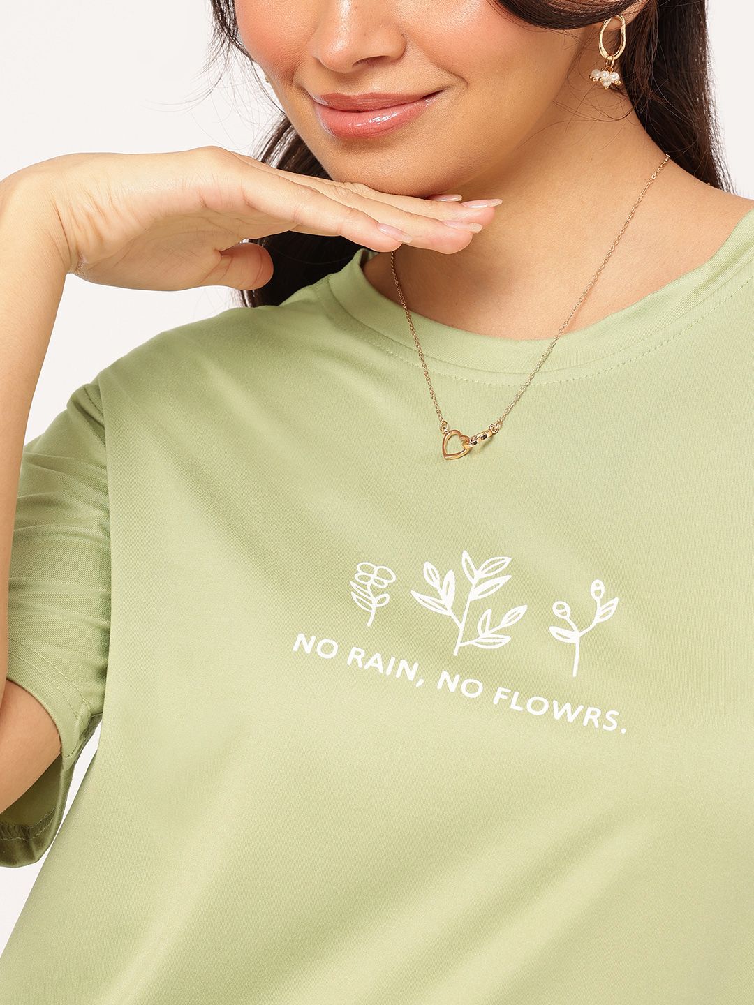 DressBerry Revamped Go-To Printed T-shirt