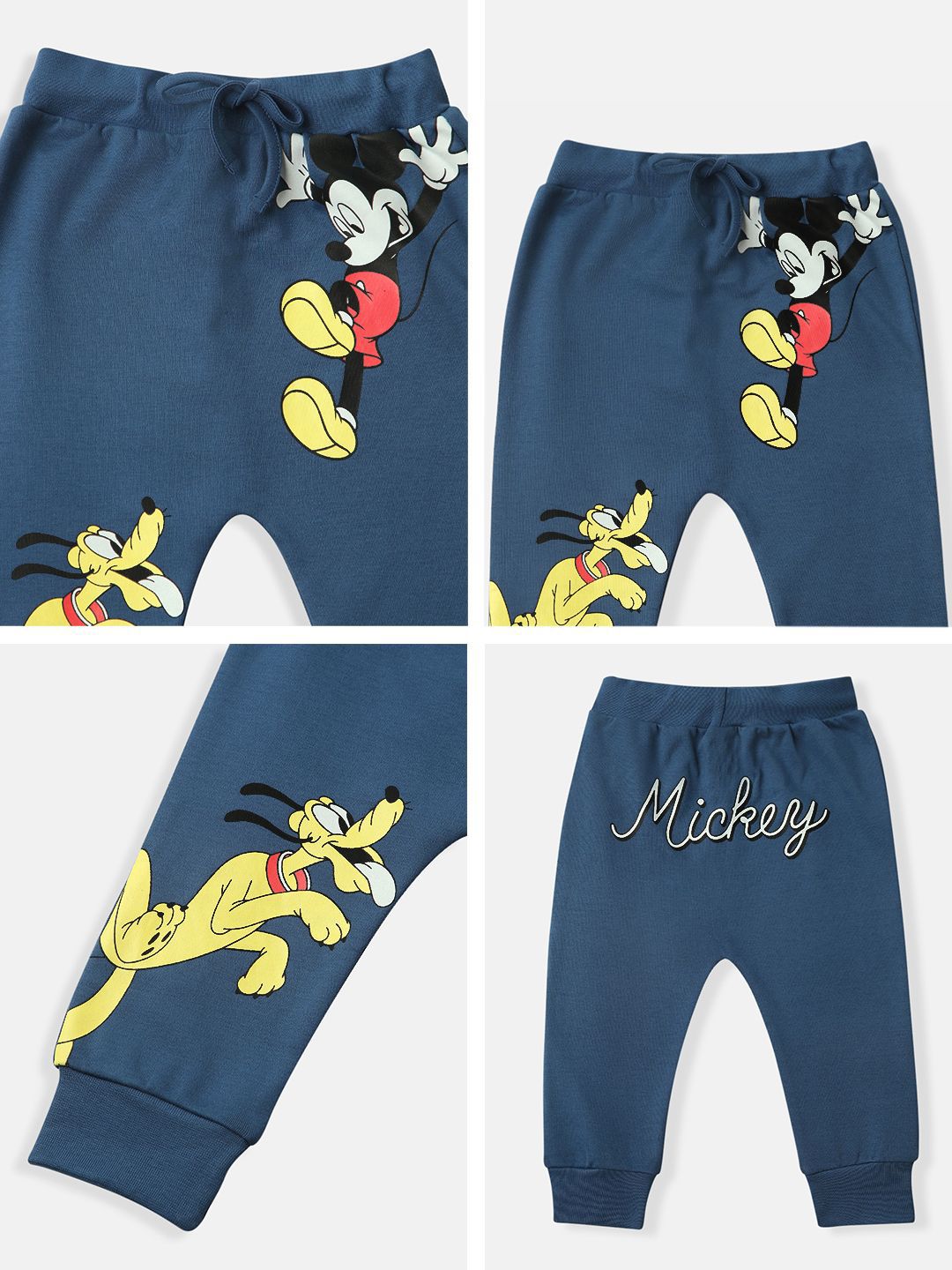 NautiNati Disney Mickey and Friends Baby Boys  Dark Blue Track Pant