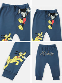 NautiNati Disney Mickey and Friends Baby Boys  Dark Blue Track Pant