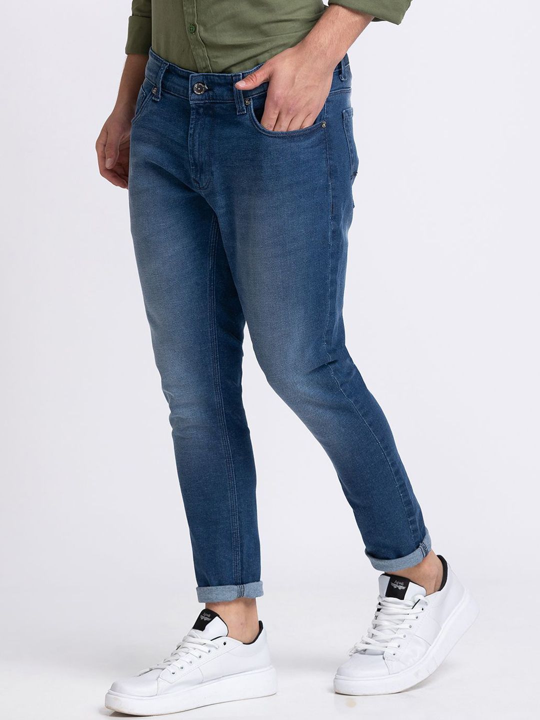 SPYKAR Men Slim Fit  Mid Rise Stretchable Jeans
