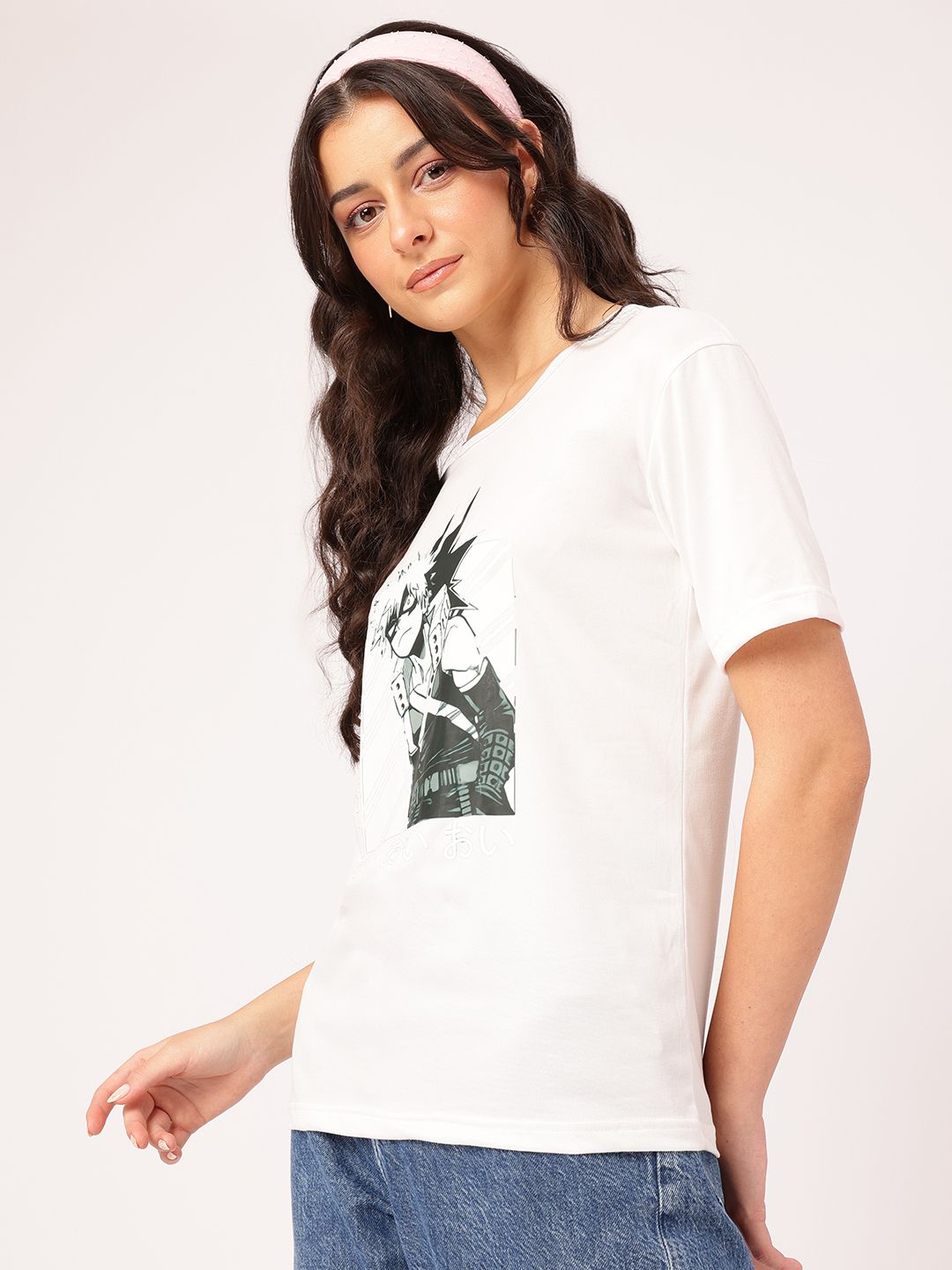 DressBerry Visual Flair Printed T-shirt