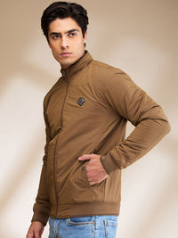 Being Human Men Bomber with Patchwork Jacket