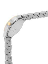 French Connection Women Embellished Dial & Stainless Steel Bracelet Style Straps Analogue Watch FCB7TM