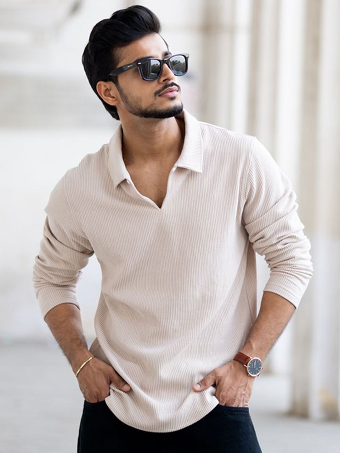 Powerlook Men Polo Collar T-shirt