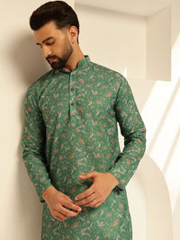 SOJANYA Quirky Printed Cotton Straight Kurta