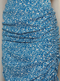 Berrylush Women Floral Printed High-Rise Straight Mini Skirt