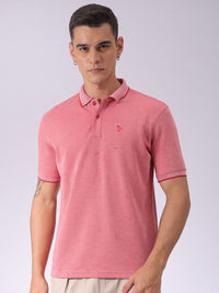 The Indian Garage Co Men Solid Polo Collar T-shirt