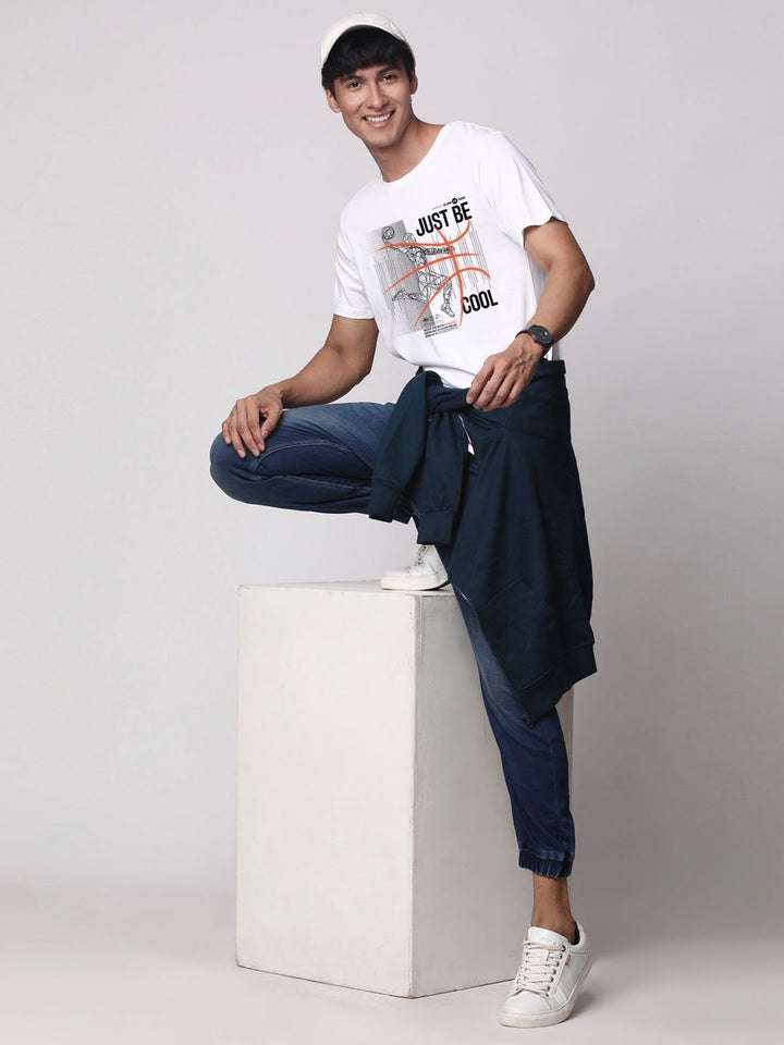 ADRO Men Printed T-shirt