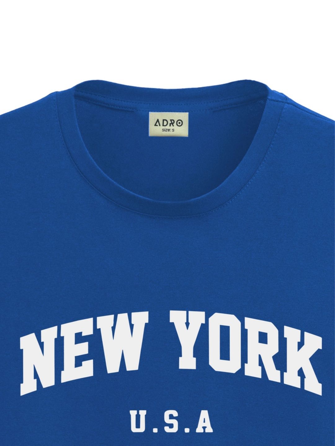 ADRO Men Typography Printed Applique T-shirt