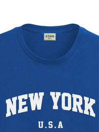 ADRO Men Typography Printed Applique T-shirt