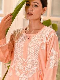 House of Chikankari Women Ethnic Motifs Embroidered Chikankari Kurta