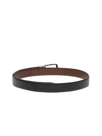 Teakwood Leathers Men Textured Leather Reversible Formal Belt