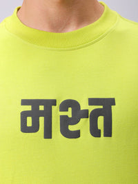 The Indian Garage Co Men Graphic Printed Round Neck Pullover Sweatshirt