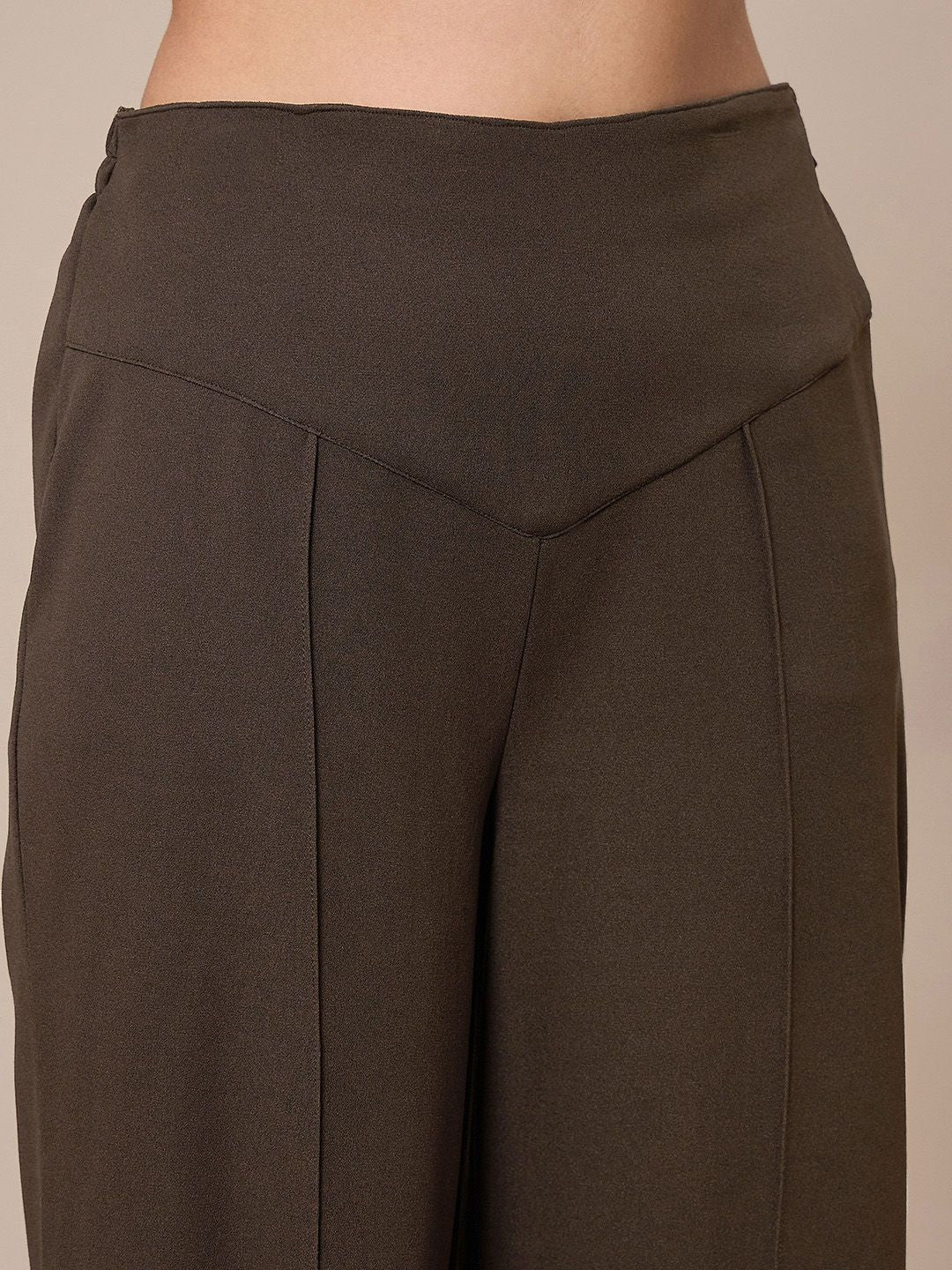 SASSAFRAS worklyf Women Relaxed Straight Leg Trousers