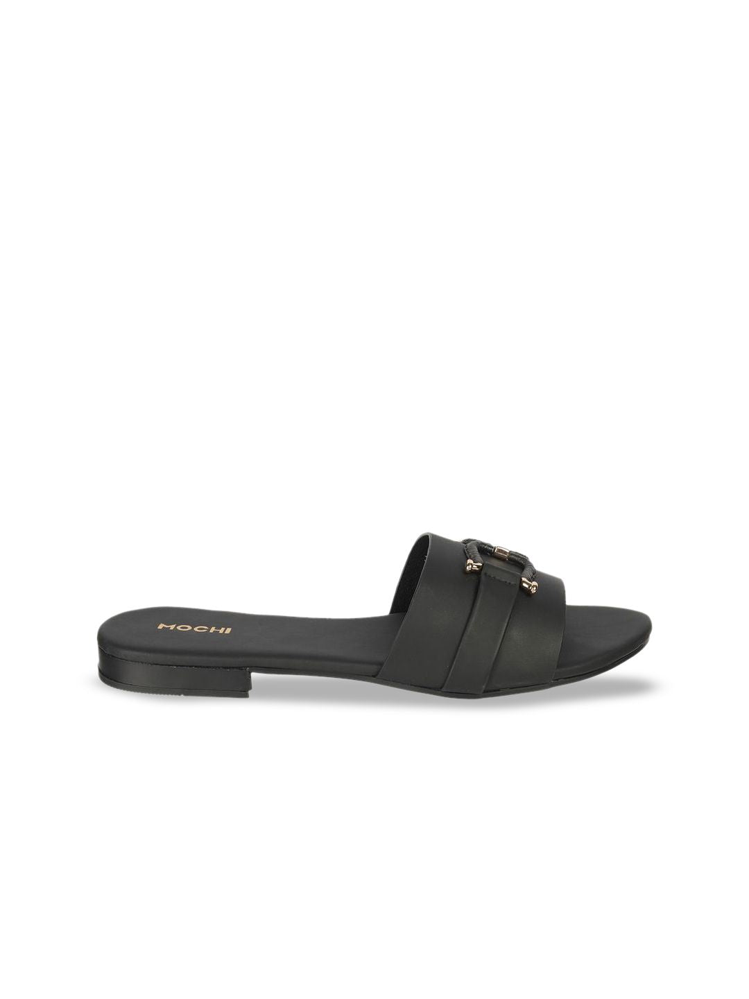 Mochi Women Buckled Mules