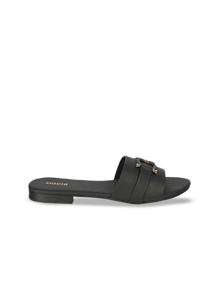 Mochi Women Buckled Mules