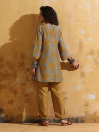 trueBrowns Printed Tunic With Trousers Co-Ords