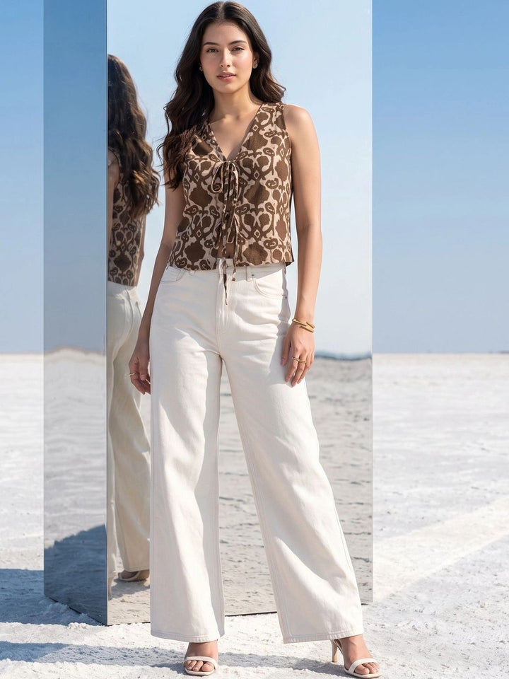 Mamicha Print Top