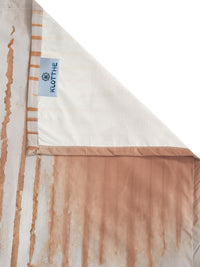 KLOTTHE White & Grey Floral Printed Flat 300 TC King Fine Bedsheet With 2 Pillow Cover