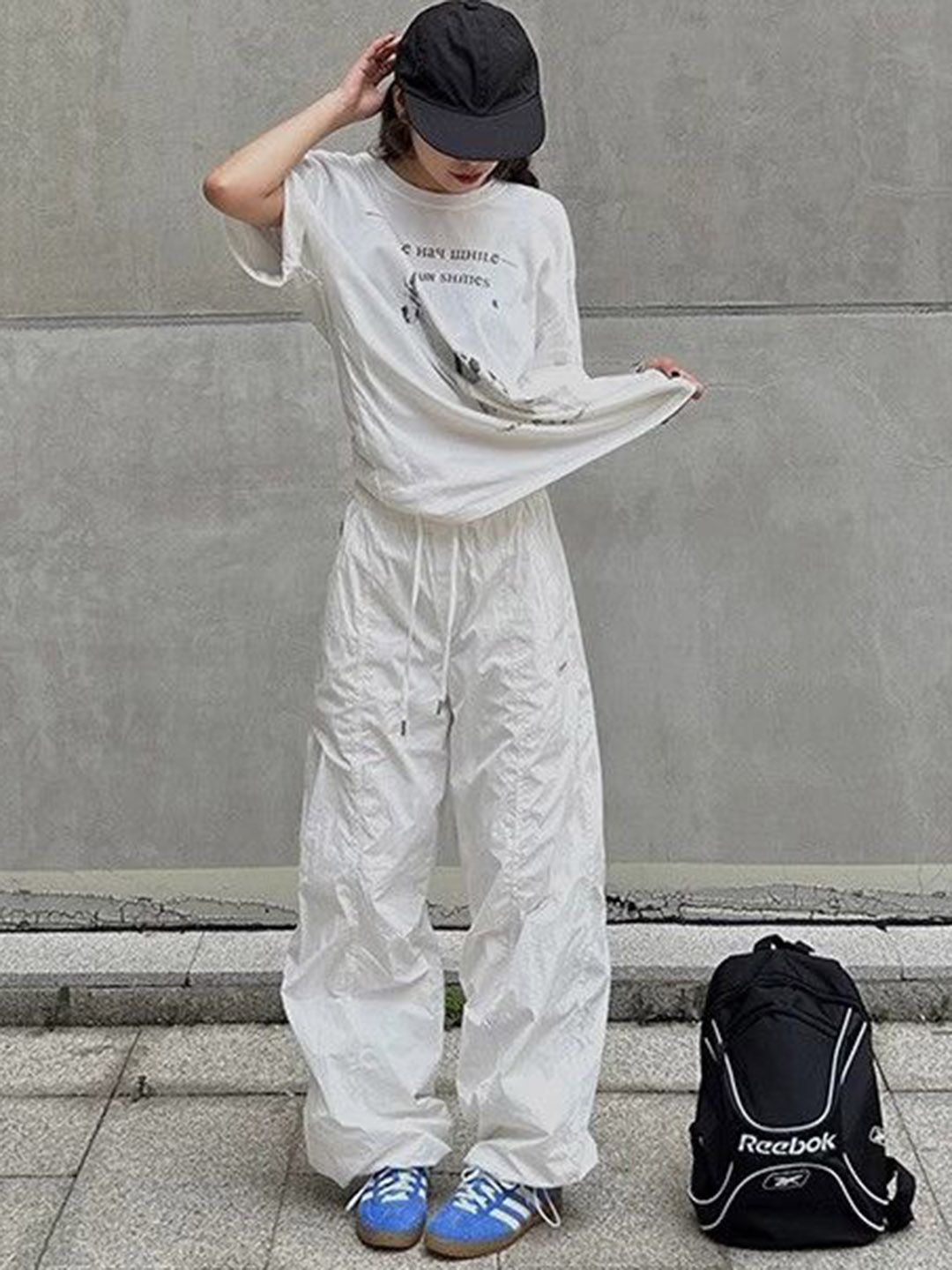 DressBerry Women Loose Fit Parachute Trousers