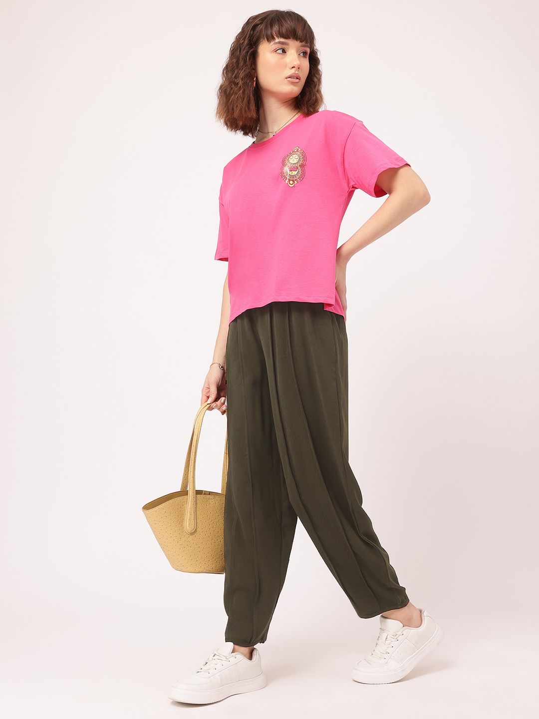 DressBerry Women Edgy Elegance Pleated Trousers