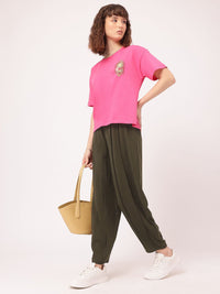 DressBerry Women Edgy Elegance Pleated Trousers
