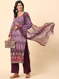 Mamicha Women Floral Printed Regular Pure Cotton Kurta with Palazzos & With Dupatta