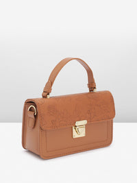 DressBerry Textured Structured Satchel