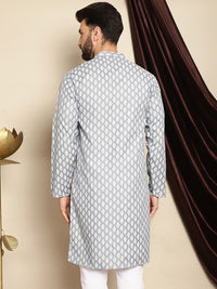 Anouk Ethnic Motifs Printed Mandarin Collar Long Sleeves Kurta