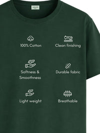 ADRO Men Typography Printed T-shirt