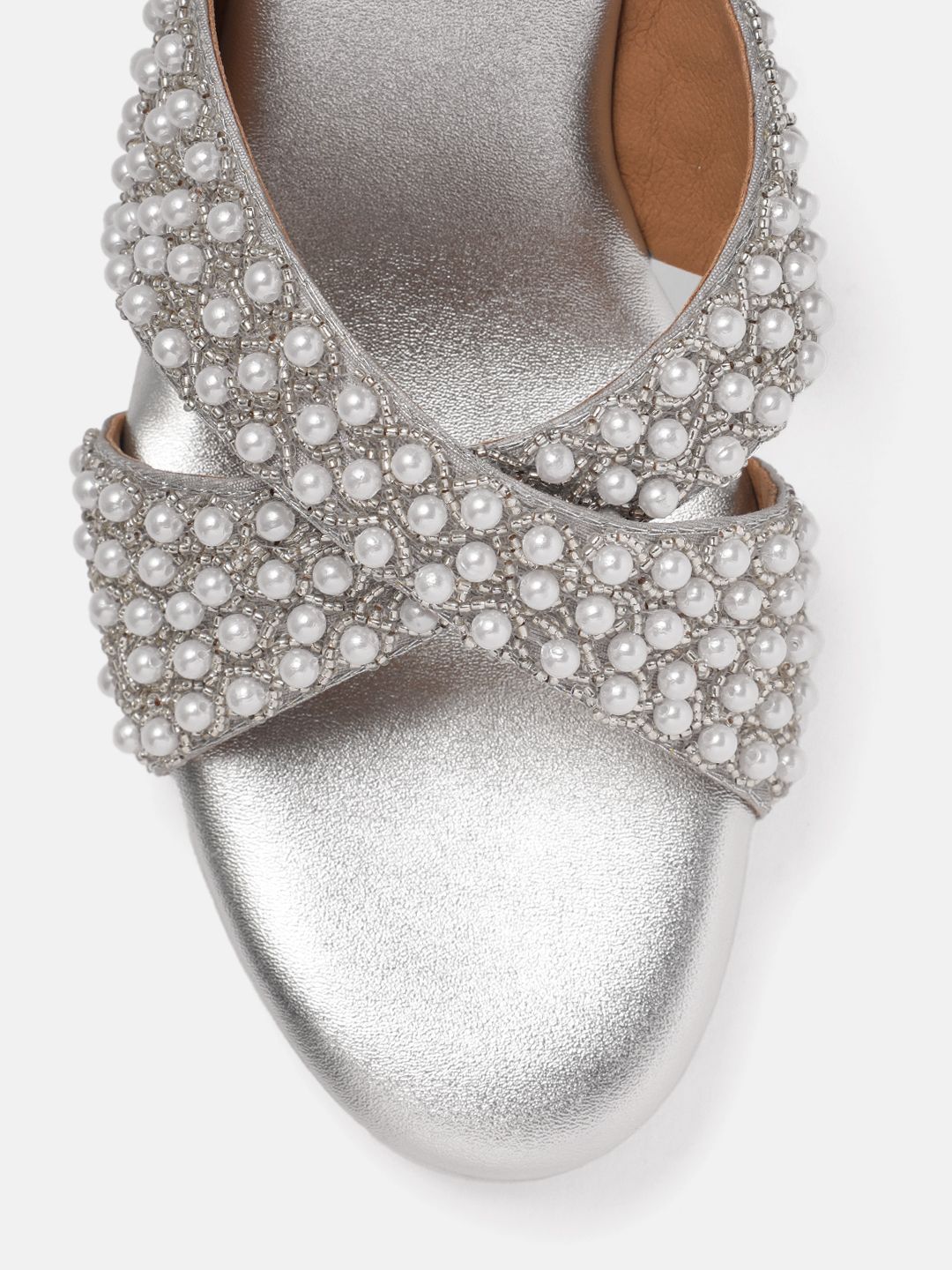 House of Pataudi Ethnic Embellished Wedge Heels