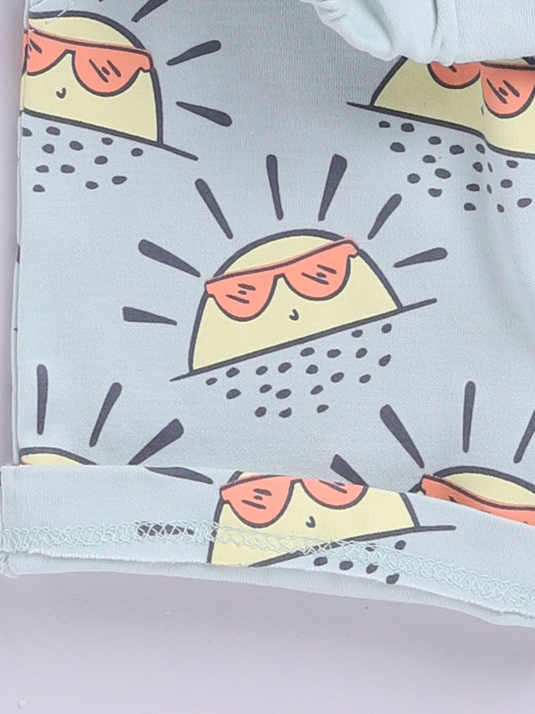 Moms Love Infant Boys Conversational Printed Pure Cotton Clothing Set