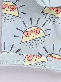 Moms Love Infant Boys Conversational Printed Pure Cotton Clothing Set