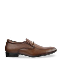 Metro Men Leather Formal Textured Loafers Shoes