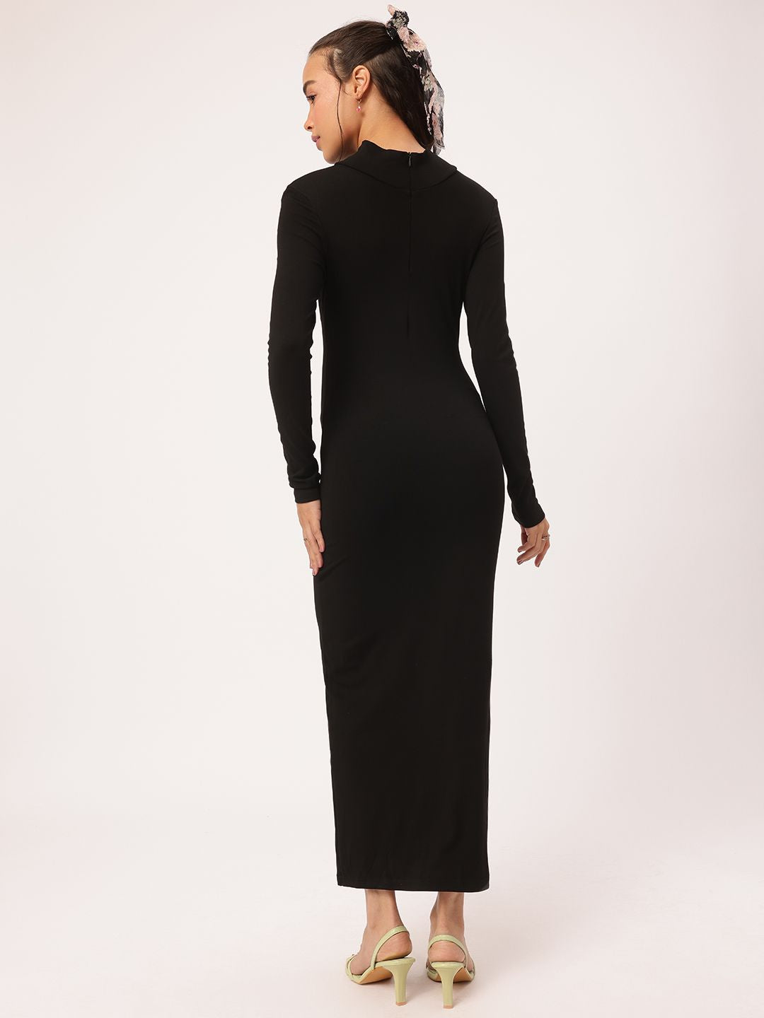DressBerry Midnight Muse High Slit Bodycon Dress